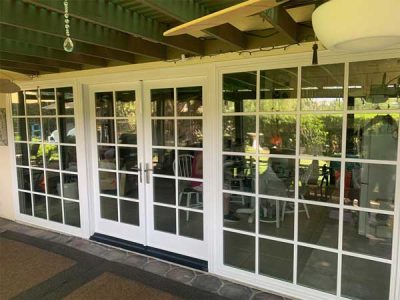 French Glass Door Installation 01