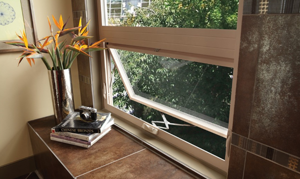 open window with books and flowers on the window sill